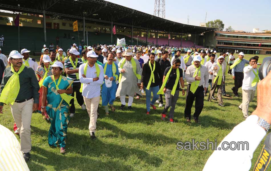 Mithali Raj participate Haritha Haram in lb stadium9