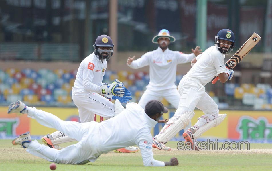 India in the second Test in Colombo7