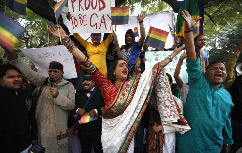 LGBT community fighting over supreme court verdict government supports them - Sakshi8