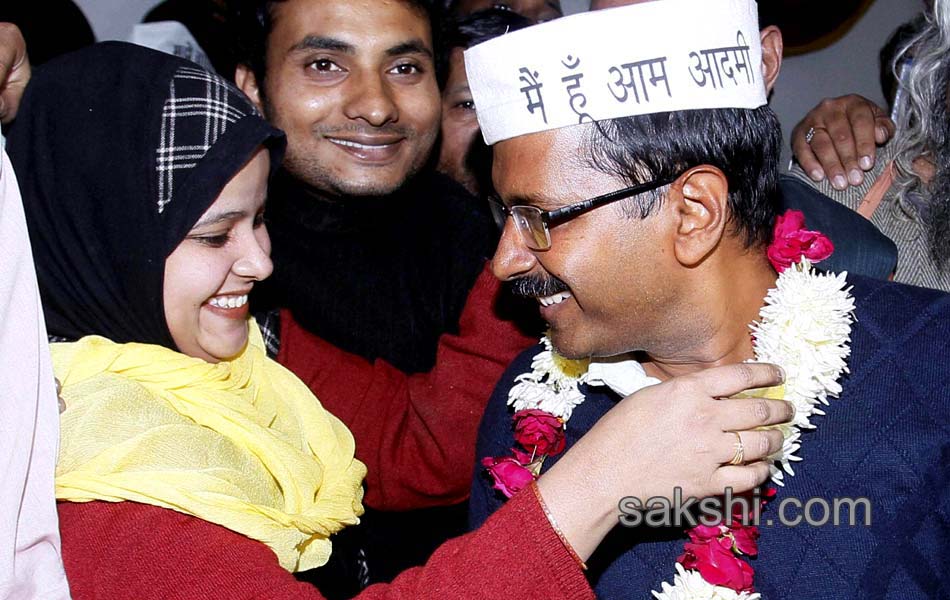 AAP to form government in Delhi Arvind Kejriwal to be Chief Minister - Sakshi21