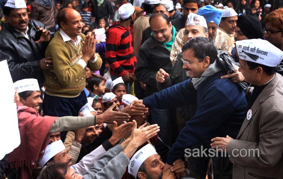 AAP to form government in Delhi Arvind Kejriwal to be Chief Minister - Sakshi29