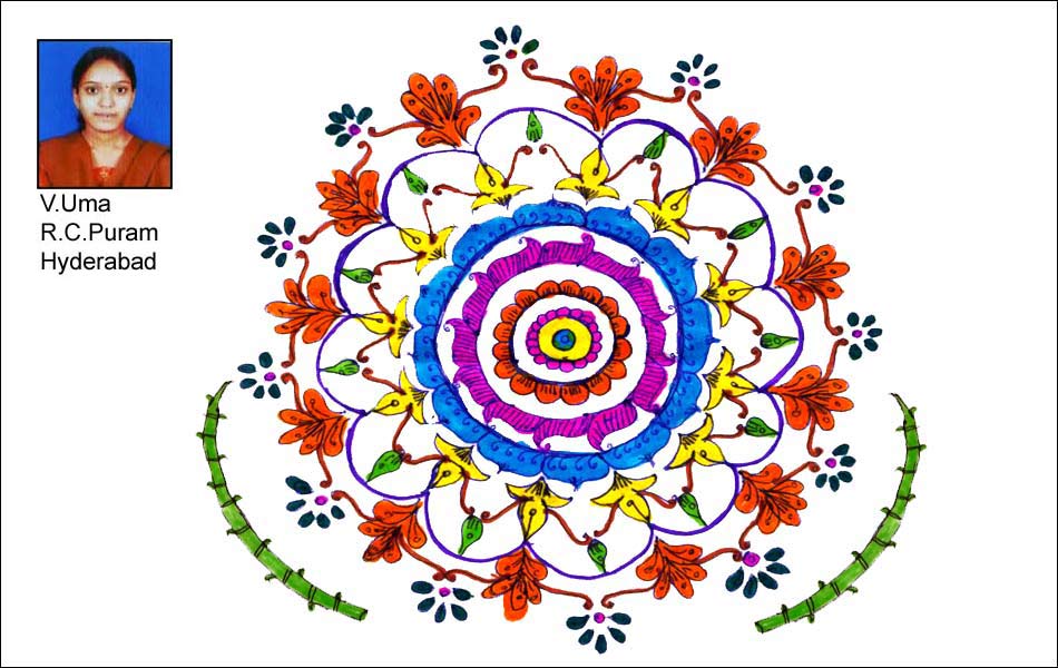 readers rangoli for pongal season14