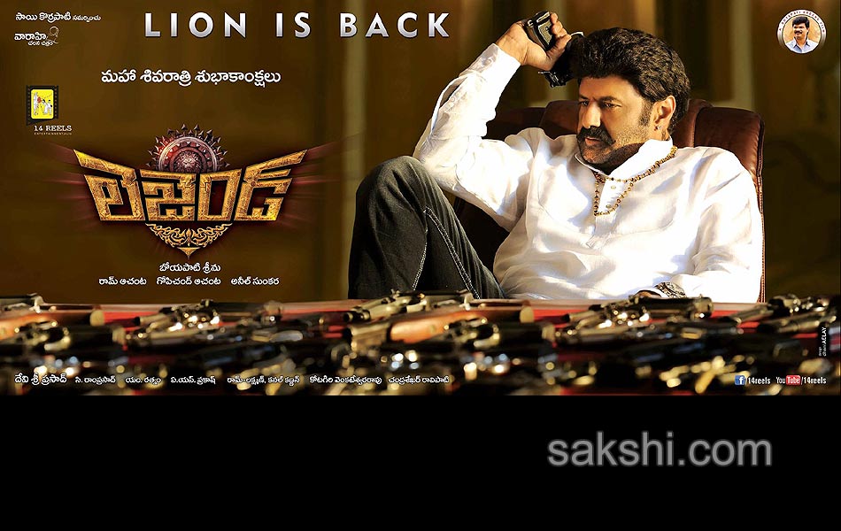 balakrishna legend movie posters - Sakshi6