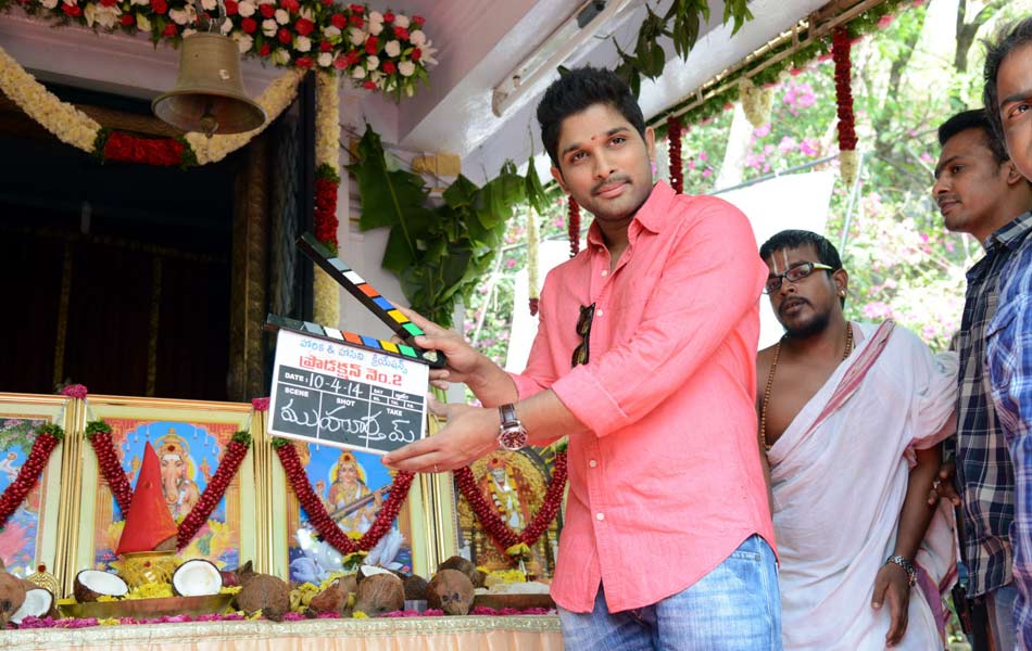 Allu Arjun New Movie Opening - Sakshi1