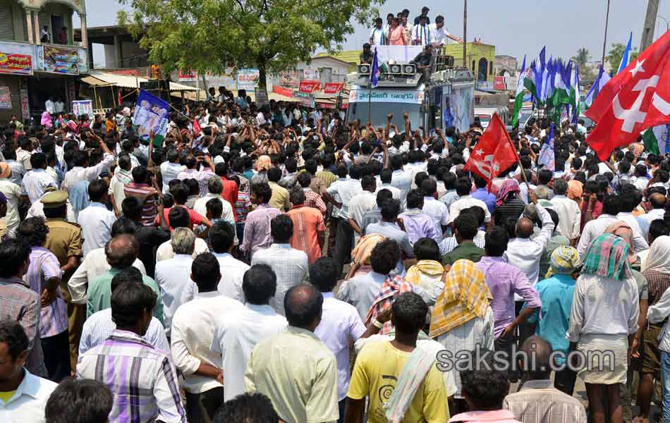 Sharmila s Janapatham at Khammam Distric - Sakshi20