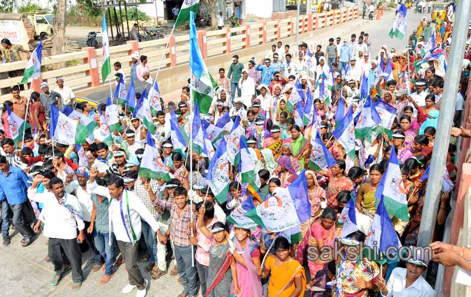 Sharmila s Janapatham at Warangal District - Sakshi4