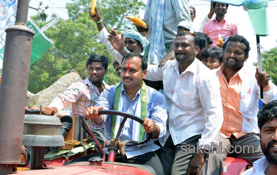 Candets of seemandhra participating with people works during election - Sakshi12