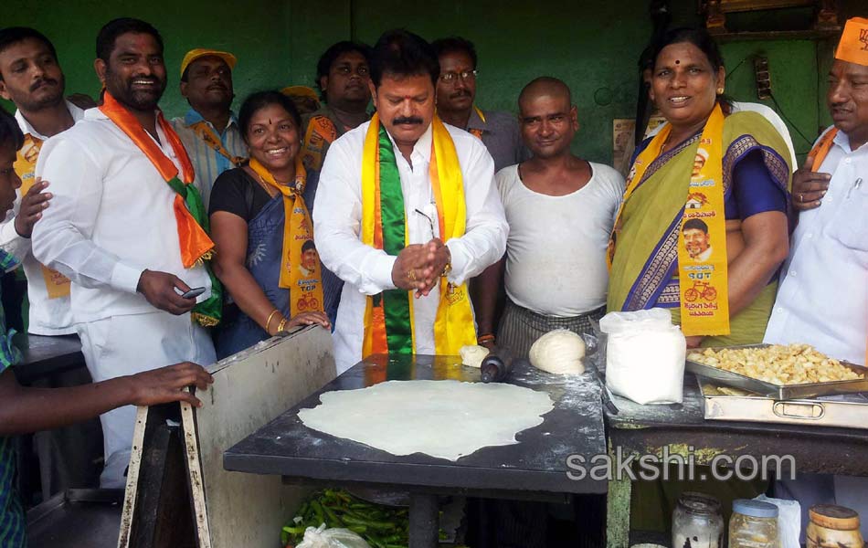 Candets of Telangana participating with people works during election - Sakshi14