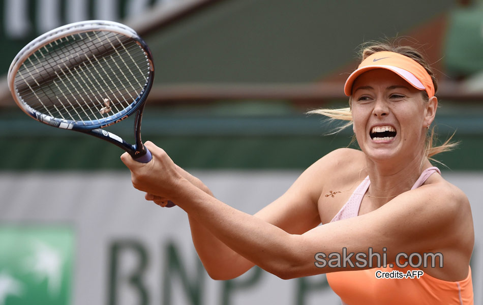 Maria Sharapova celebrates her victory2