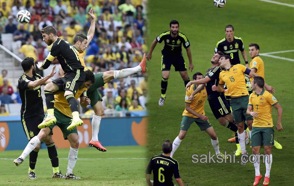 spain victory over australia - Sakshi20