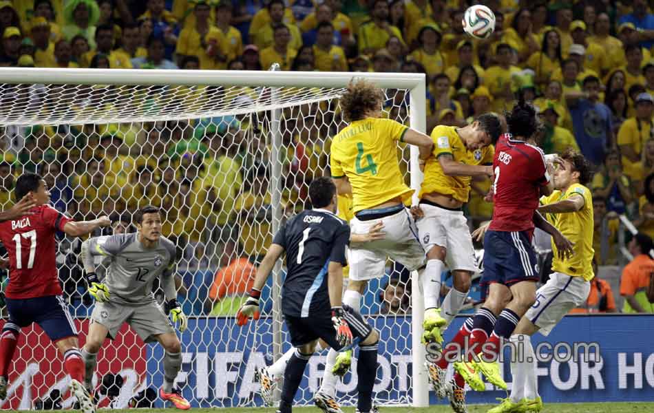 brazil wins over colombia and enters into semi final - Sakshi6