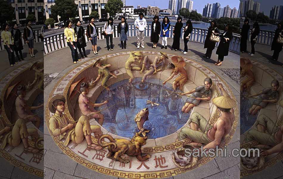 3D street art paintings - Sakshi18