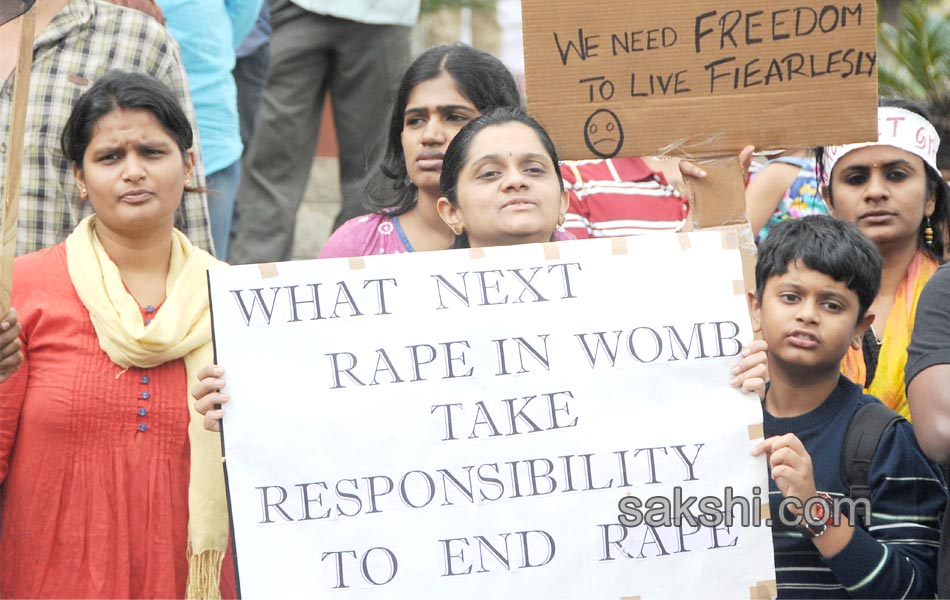 Bangalore bandh to protest sexual offences - Sakshi3