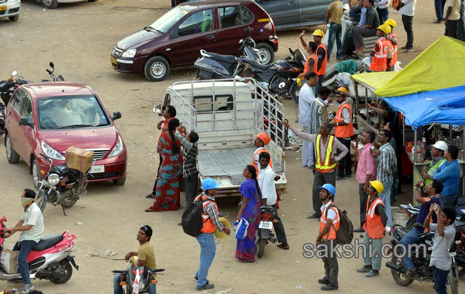 Hyderabad Metro Rail Test Run scenes - Sakshi11