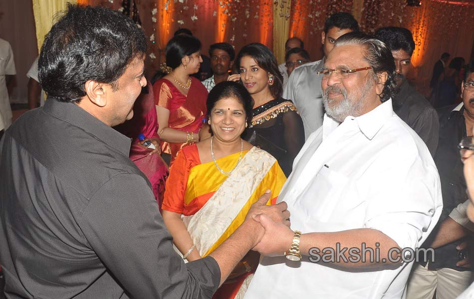 K Raghavendra Rao son wedding reception - Sakshi6