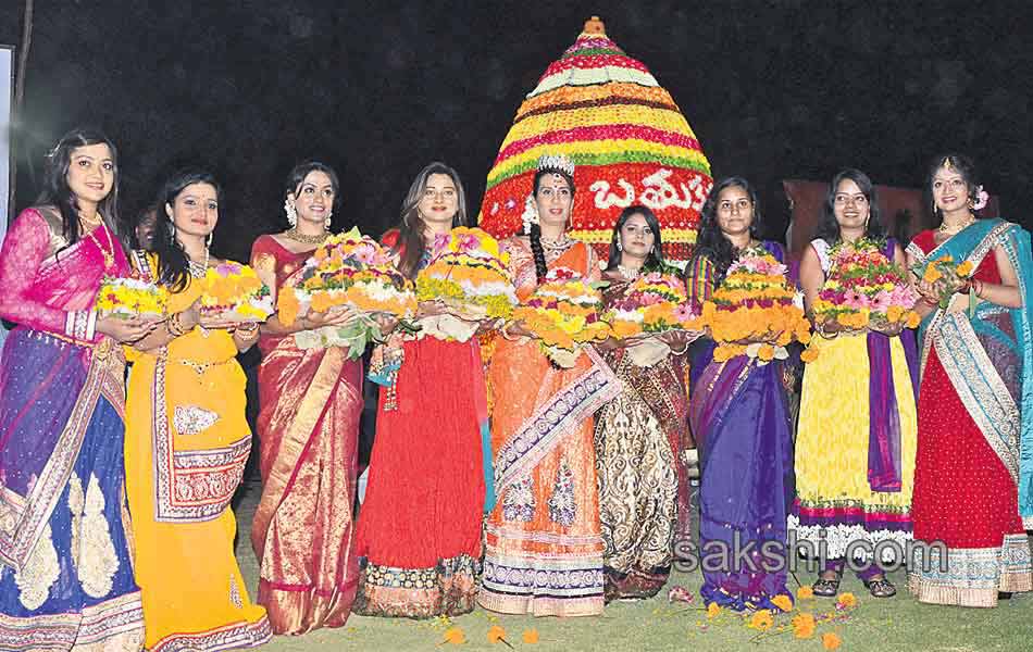 beautiful bathukamma festival celebrations at silparavam - Sakshi7