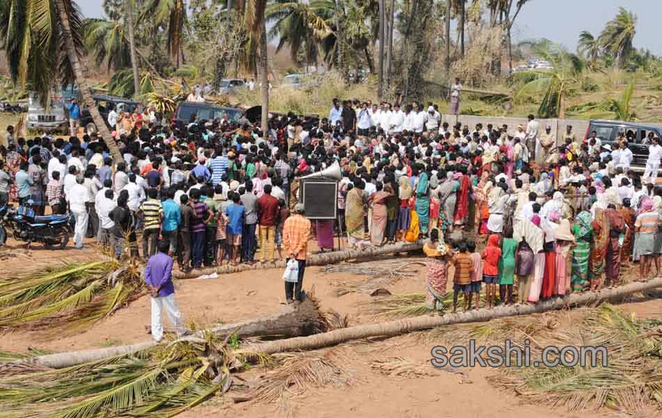 Ys Jagan mohan reddy consoles Hudhud victims over Vizianagaram Srikakulam areas - Sakshi25