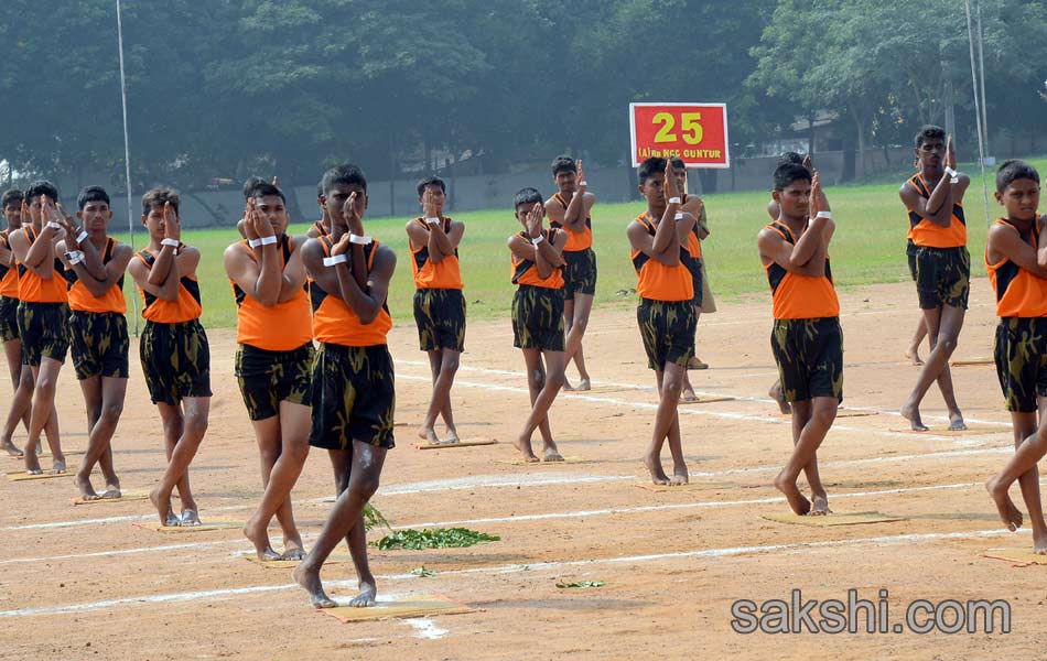 NCC celebrations in Police parade ground at Guntur district - Sakshi7