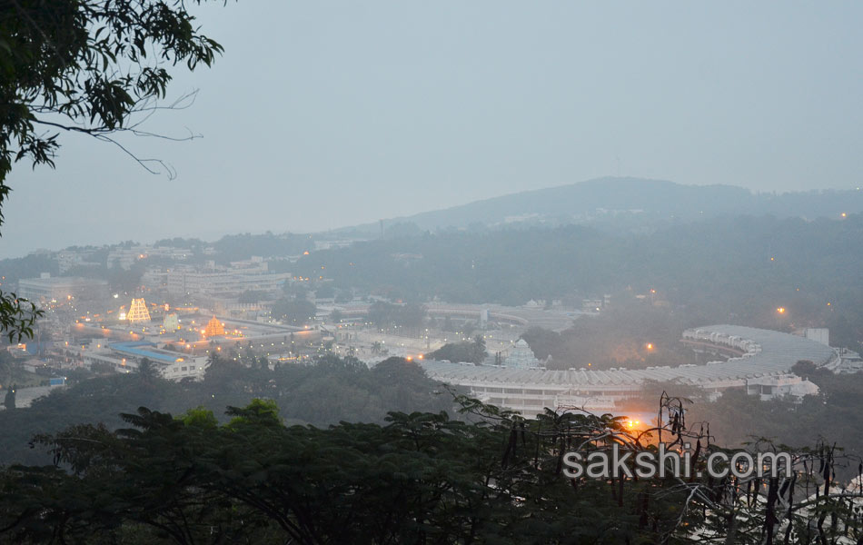 Heavy fog in Tirumala - Sakshi5