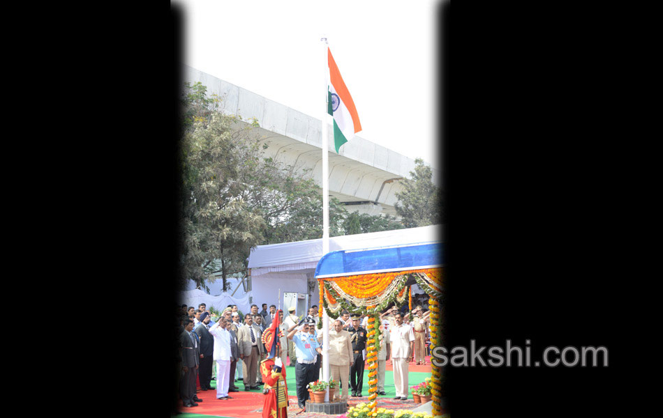 Republic day celebrations in Telangana state - Sakshi12