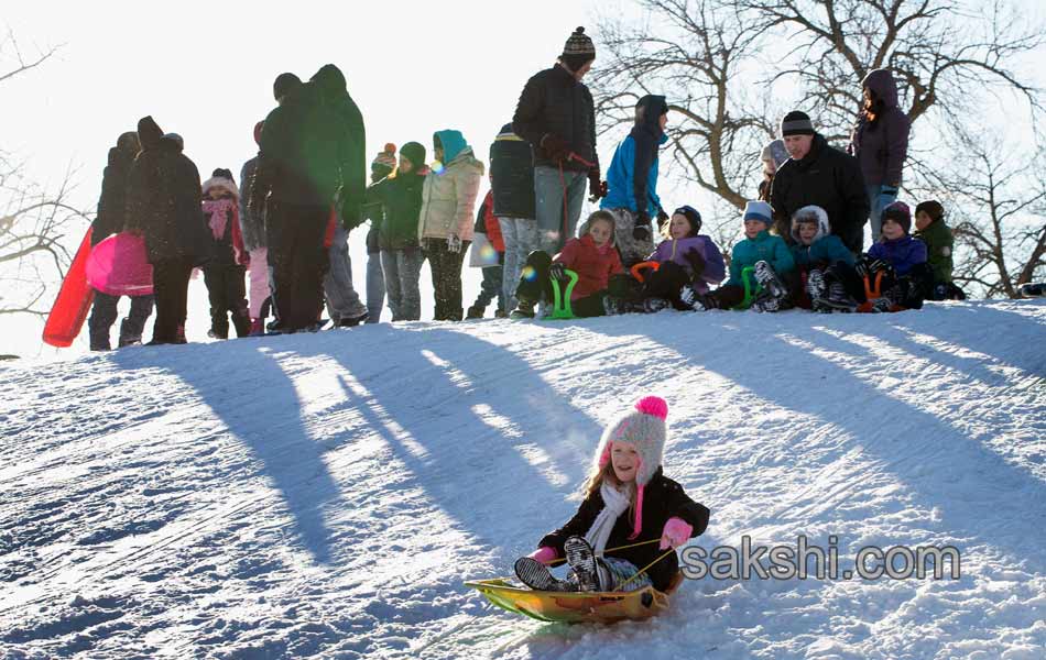 snow storm at usa - Sakshi10