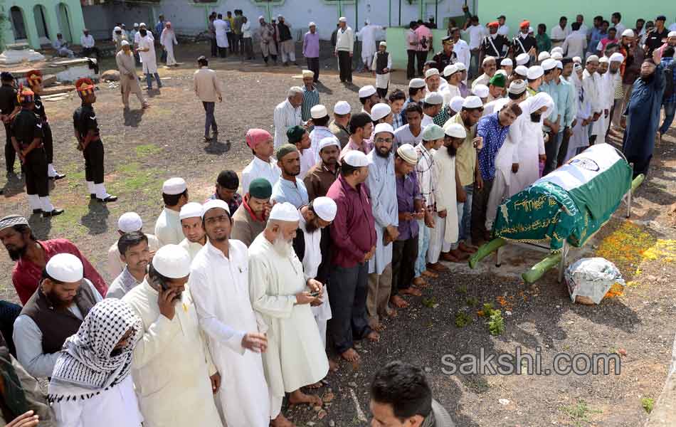 Major Tahir Hussain Khan  body arrives in Hyderabad7