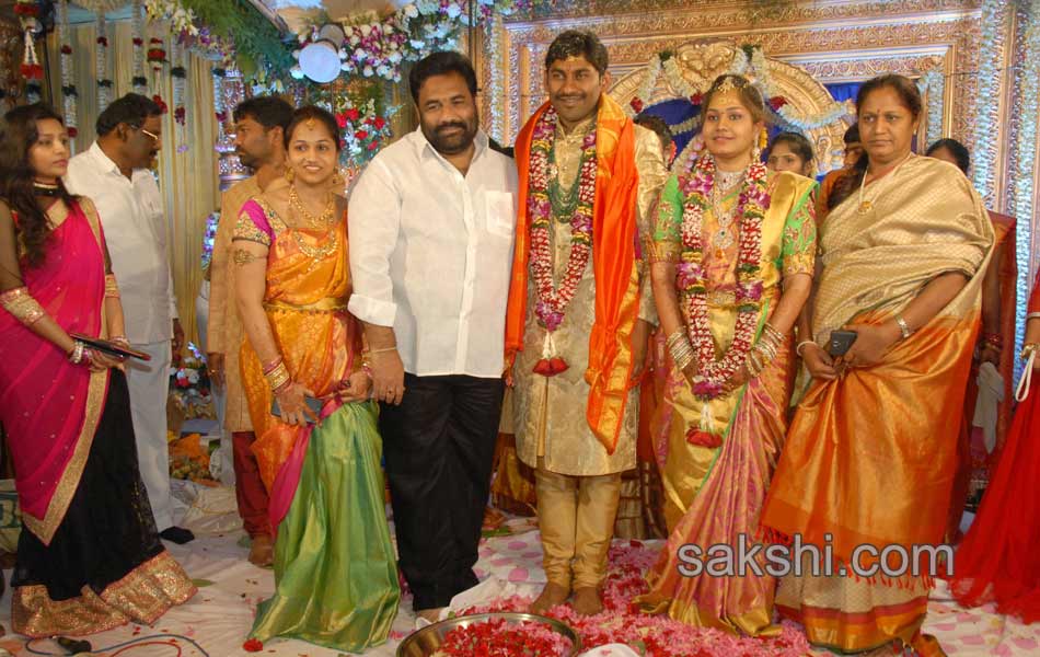 Kotam Reddy Sridhar Reddy daughter marriage - Sakshi5