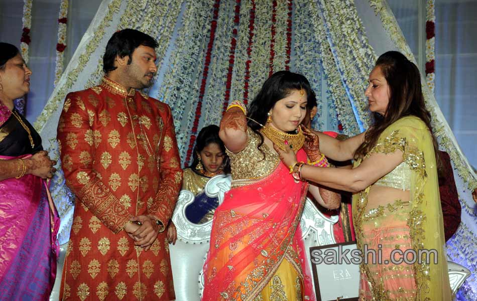 Jayaprada nephew Siddharth Pravallika Reddy Engagement6