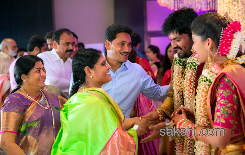 manchu manoj Pranathi Reddy engagement in hyderabad - Sakshi1