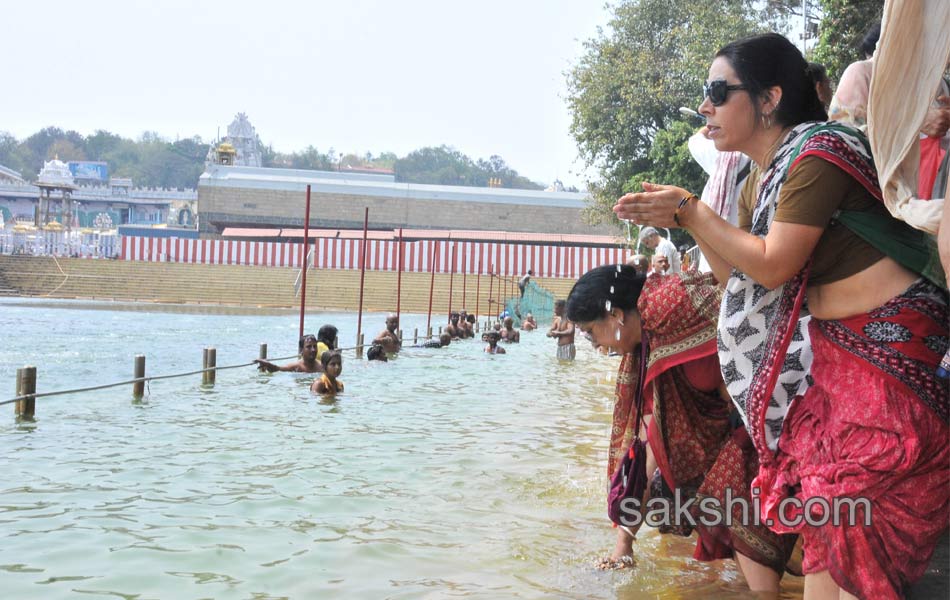 Tirumala foreign devotees thronging9