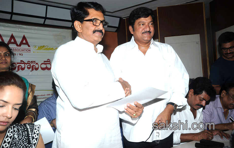 Rajendra Prasad swornin as MAA President6