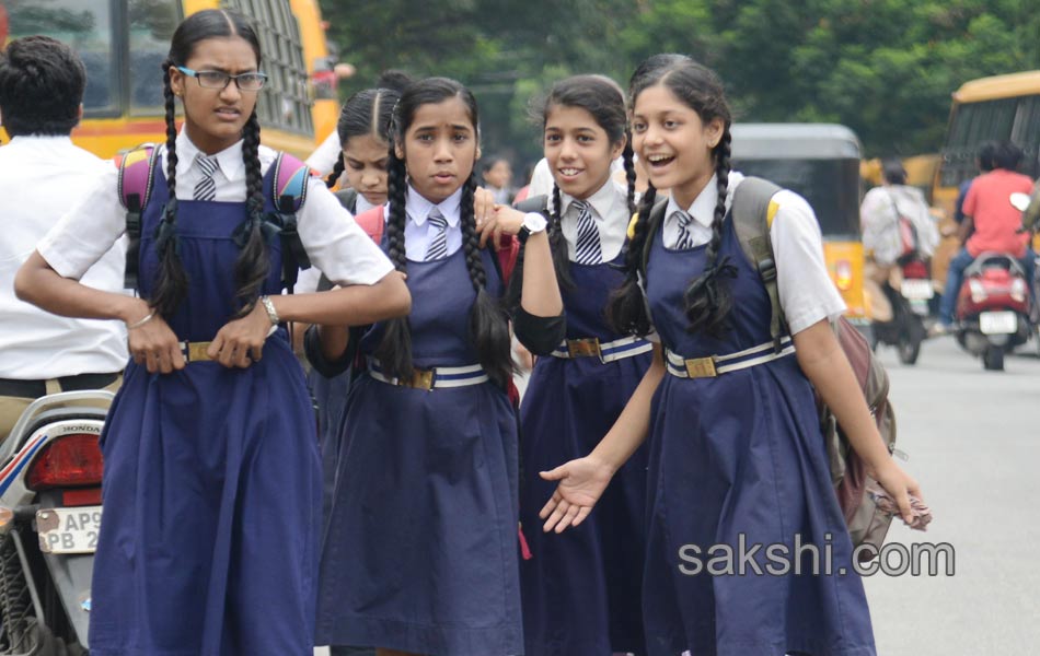 childrens are in school after summer holidays - Sakshi6