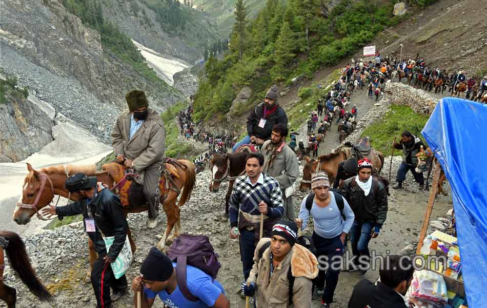 Amarnath Yatra to start from Pahalgam route today - Sakshi5