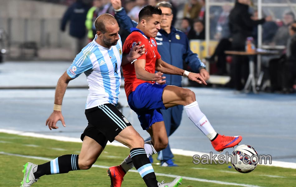 celebration upon winning the Copa America 201520