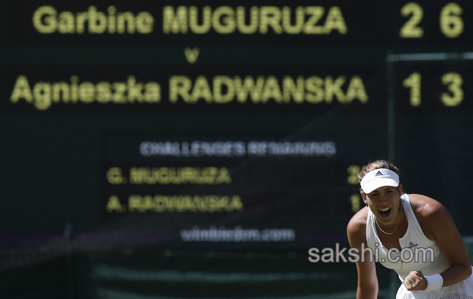 Garbine Muguruza Vs Serena Williams to wimbledon final1