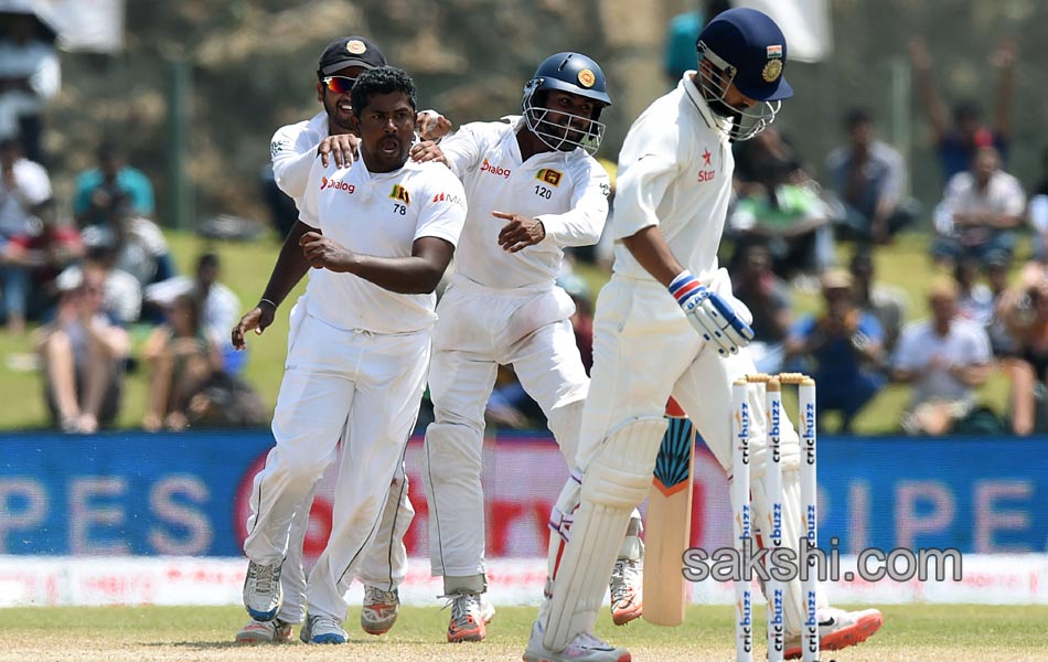 srilanka beats team india by 63 runs in first test - Sakshi1