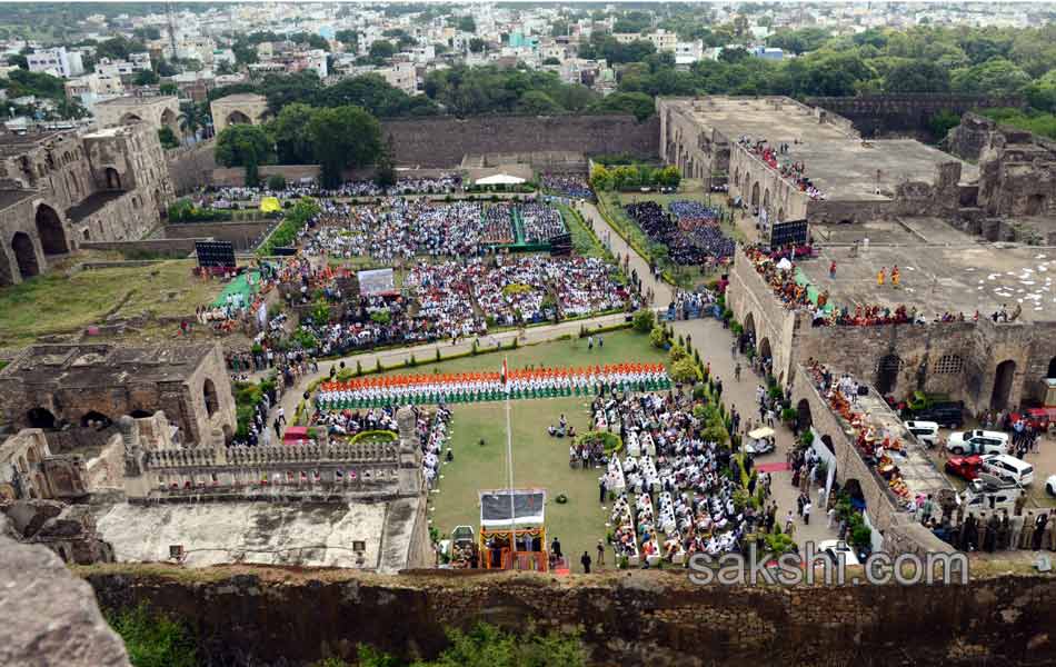 independence celebrations in golkonda fort - Sakshi9