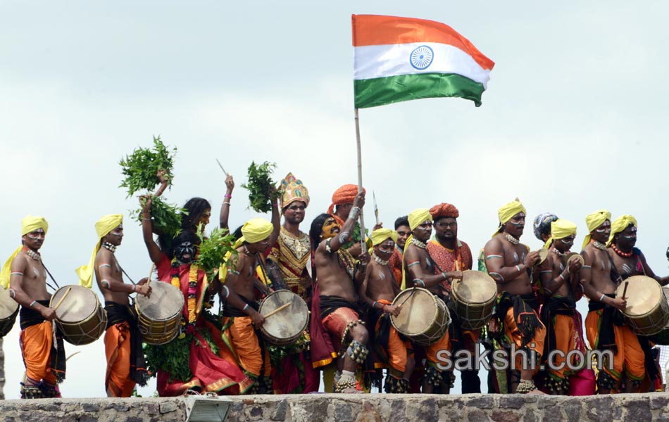 independence celebrations in golkonda fort - Sakshi12