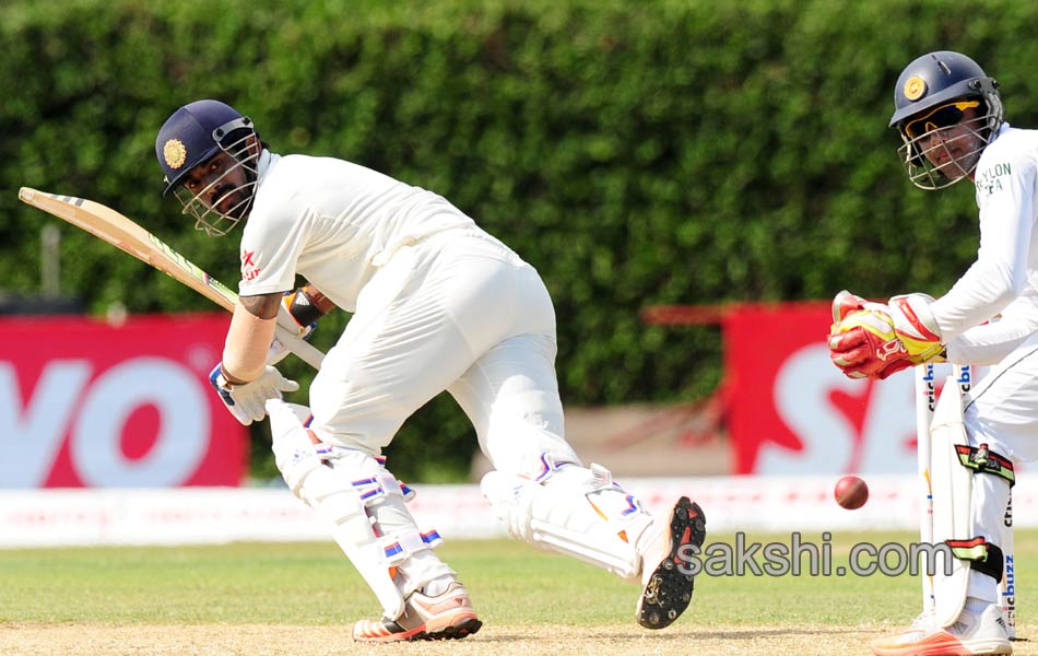 team india play ends first day of seconde test against srilanka - Sakshi1