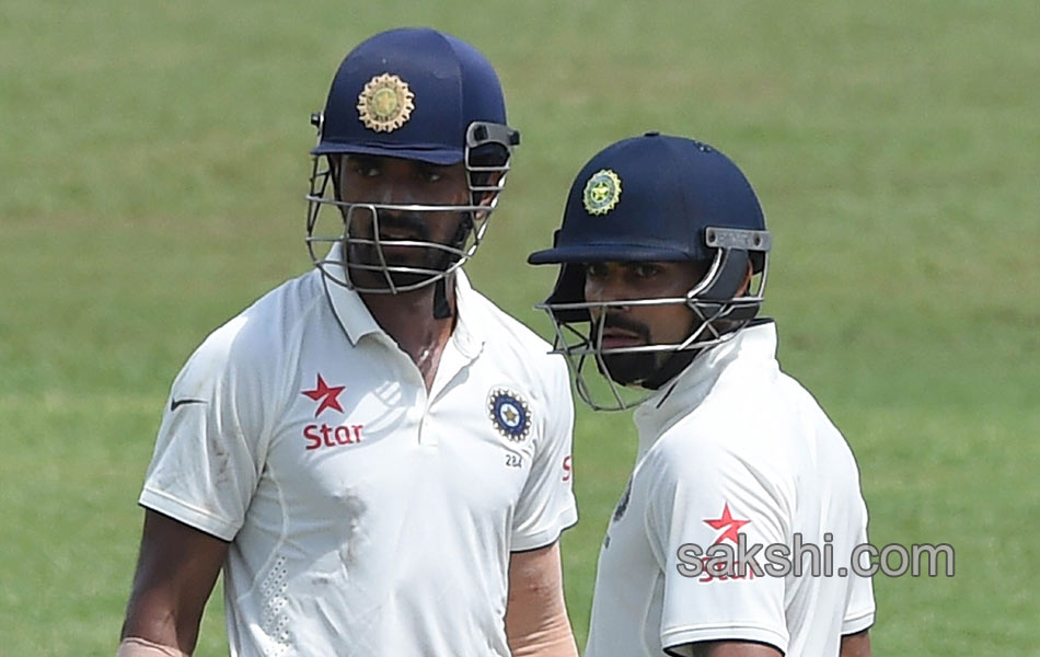 team india play ends first day of seconde test against srilanka - Sakshi9