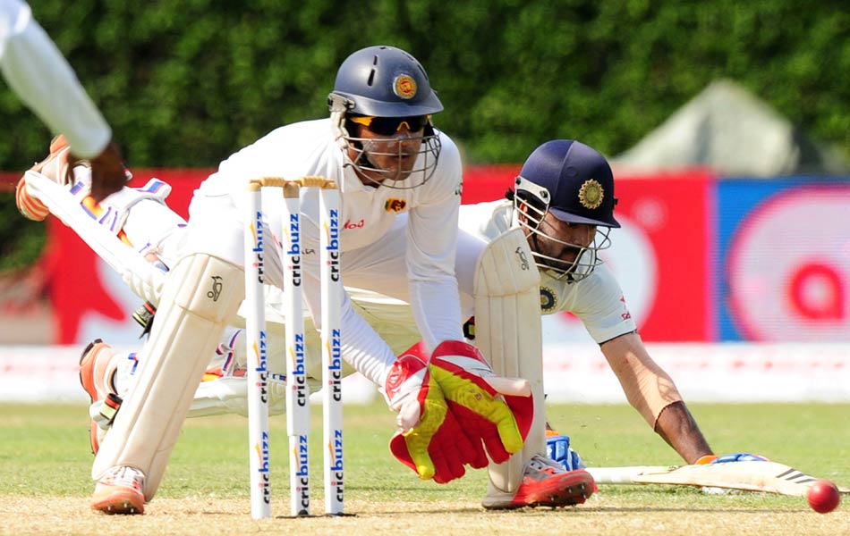 team india play ends first day of seconde test against srilanka - Sakshi14