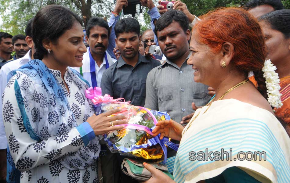 ys sharmila 3rd day paramarsha yatra in warangal distirict24