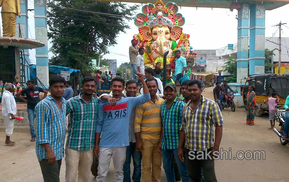 Ganesh Chaturthi celebrations in nizamabad district4