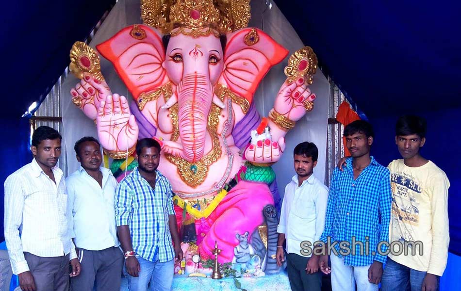 Ganesh Chaturthi celebrations in  ranga reddy district12