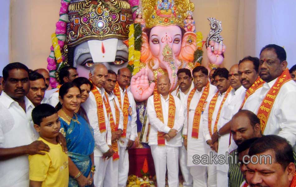 Ganesh Chaturthi celebrations in  ranga reddy district16