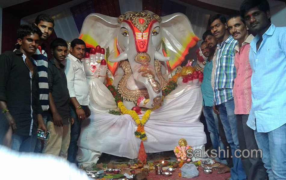 ganesh chaturthi celebrations in Ranga Reddy district on second day1