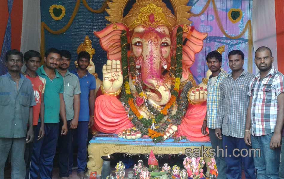 ganesh chaturthi celebrations in Mahbubnagar district onThird day - Sakshi6