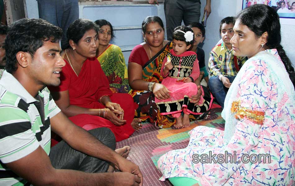 YS Sharmila Paramarsha Yatra in KareemNagar District  Day 24