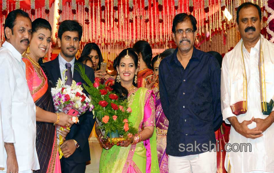 Bhumana Karunakar Reddy Son Abhinay Reddy Wedding Reception11