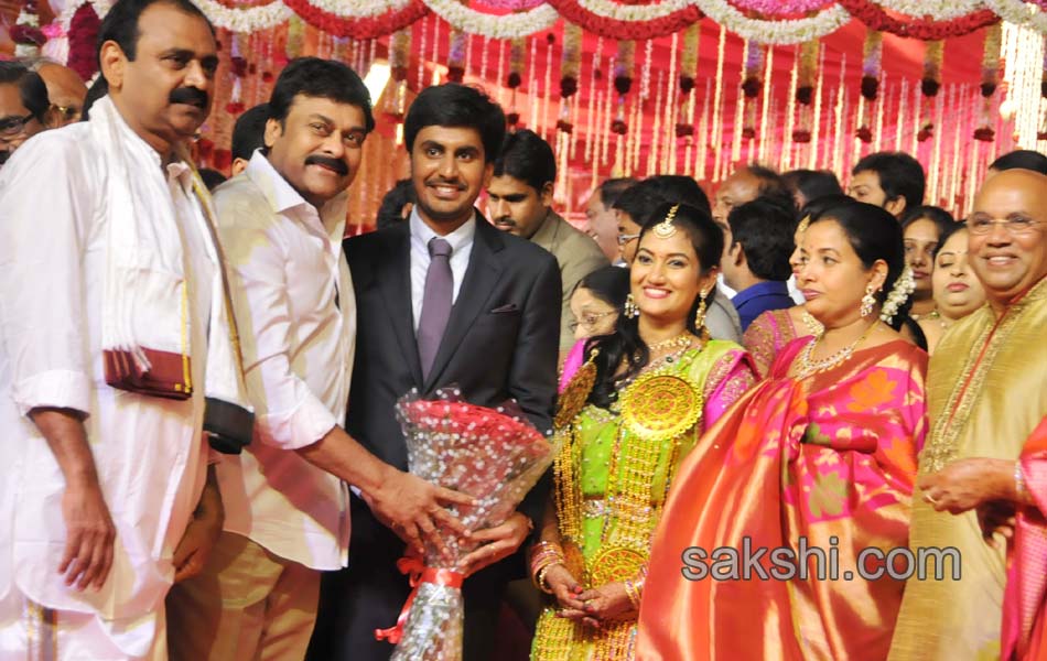 Bhumana Karunakar Reddy Son Abhinay Reddy Wedding Reception8